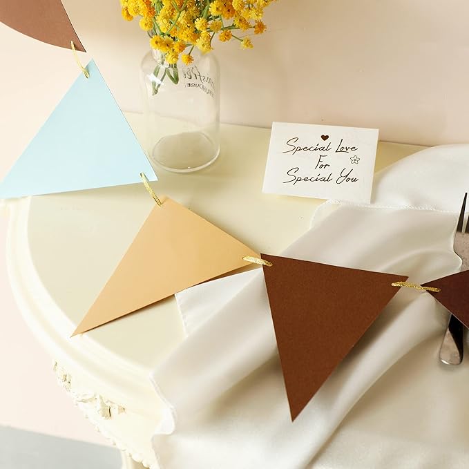 Fonder Mols Paper Pennant Banner Triangle Flags Bunting Garland - Image 4
