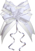 Large White Gift Bow, Valentine's Day, Flower Basket Decor by WEWILUCK