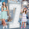 4FT Marquee Light Up Numbers by Teebloom