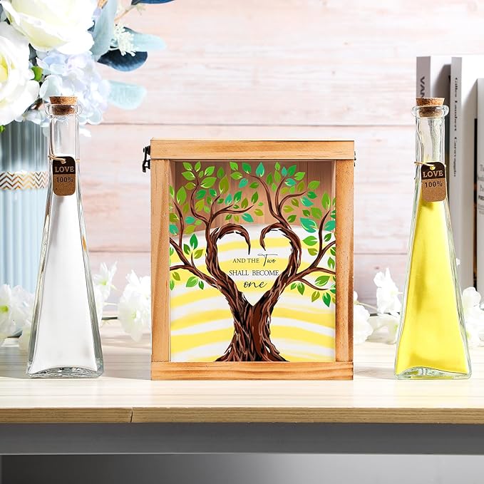 Blosssound Unity Sand for Wedding Ceremony Set and The Two Shall Become One by Blosssound