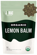 J Mac Botanicals Organic Lemon Balm, Loose Leaf Tea, Dried Lemon Balm Tea by JMACBOTANICALS