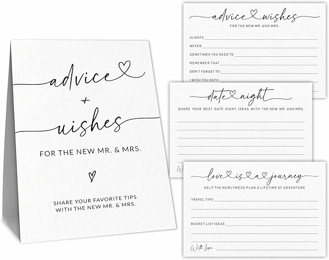 Wedding Advice Cards by dsjaidh