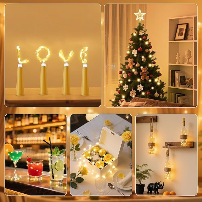 PChero USB Rechargeable Wine Bottle Lights - Image 9
