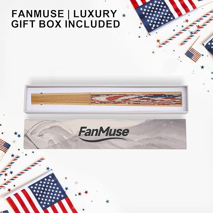 Folding Paper Hand Fan – Golden Gate Bridge Art Folding Fan, Decorative - Image 9