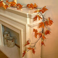 Fudios Lighted Maple Leaf Garland by Fudios