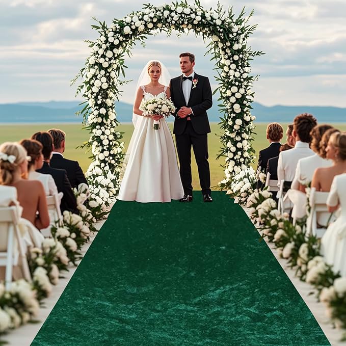 MODFUNS Emerald Green Aisle Runner - Image 5
