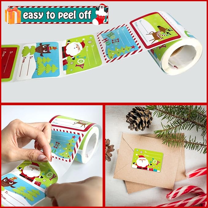 Cerlaza 250pcs Christmas Gift Tags - Image 7