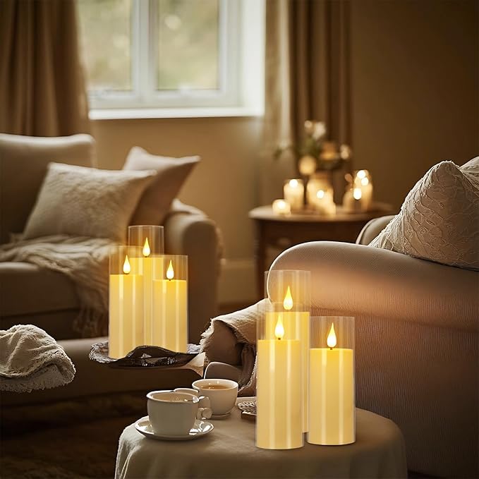24-Pack A-Series Acrylic LED Flameless Candles - Image 9
