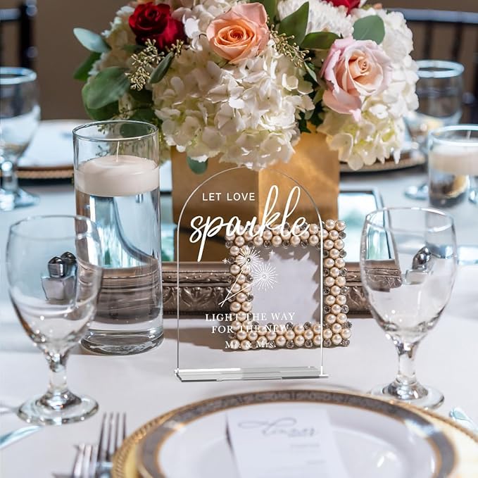 Acrylic Wedding Sign Wedding Signs - Image 5