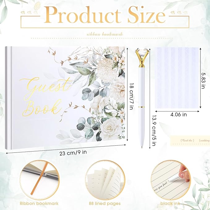 Wedding Guest Book Personalized Photo Guestbook to Sign at Reception Wedding - Image 2