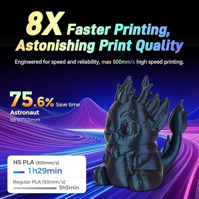 FLASHFORGE Chameleon Rapid PLA Filament 1.75mm Abyssal Rede, PLA Color Shift - Image 3