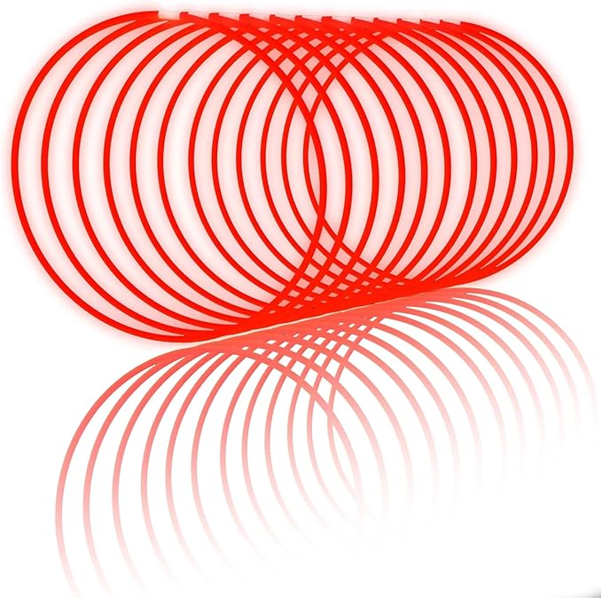 Glow Fever Glow Sticks Bulk 100ct 22'' Glow Necklaces by PartyDragonGlowFever