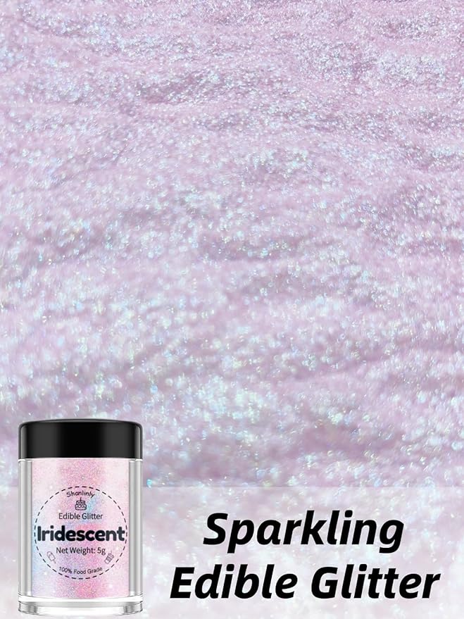 Shanlinly Iridescent Prism Powder Edible Glitter - Image 3