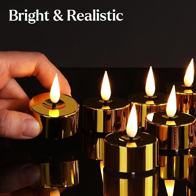 Eywamage Gold LED Tealights - Image 5