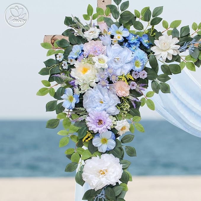 Wedding Arch Flowers Kit, Artificial Flower Arch Decor - Image 3