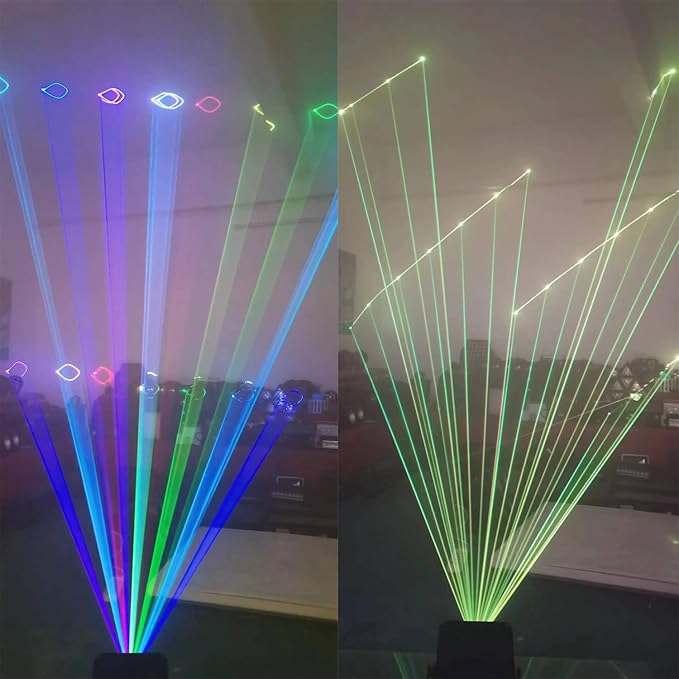 JUNMAN 2W 2000mw RGB Full Color Animation Stage Effect Light DJ Disco Stage - Image 3
