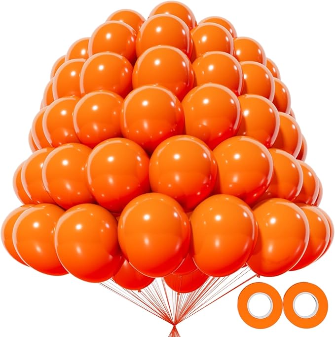 KAWKALSH 200pcs Orange Balloons 5 Inch, Small Mini Latex Balloons by %E7%AB%8B%E5%8D%B3%E8%B4%AD%E4%B9%B0