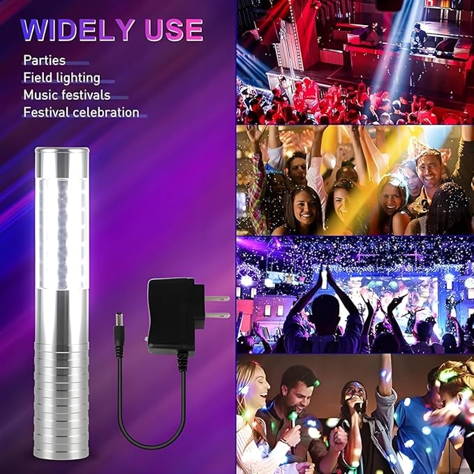 Strobe Baton Light, Stage Handheld Light, Champagne Bottle Sparklers, Recharge - Image 4