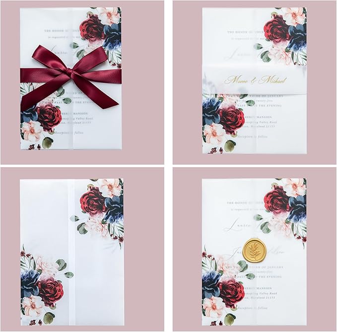 PONATIA 50 PCS 135gsm Vellum Jackets - Image 3