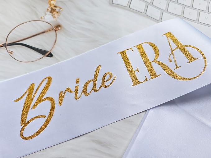 Bride Sash, in My Bride Era Bachelorette Party Sash - Image 3