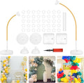 Balloon Arch Stand Kit 8.2ft and 5ft, Heavy Duty Base by JOWINER
