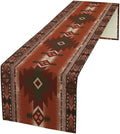 Aztec Table Runner Southwestern Ethnic Style Geometric Navajo Tribe Abstract by ICMOLYYENLO