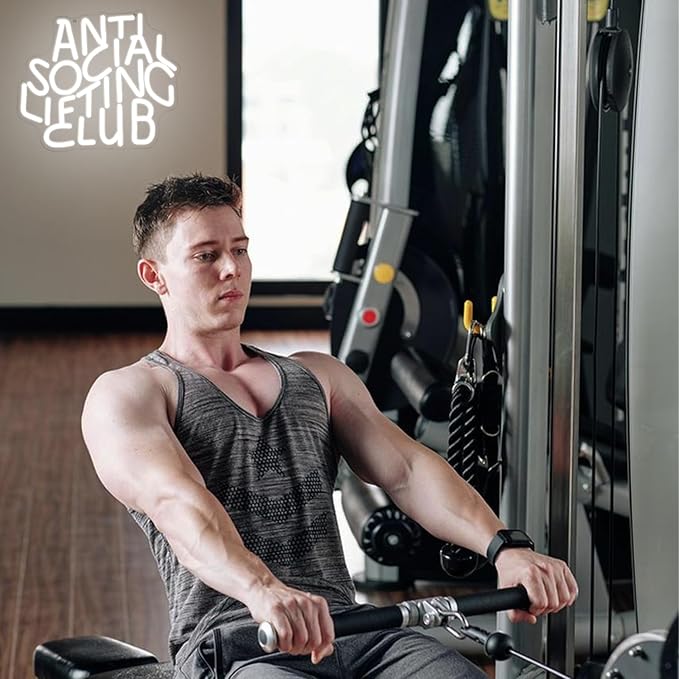 Anti Social Lifting Club Neon Sign - Image 7
