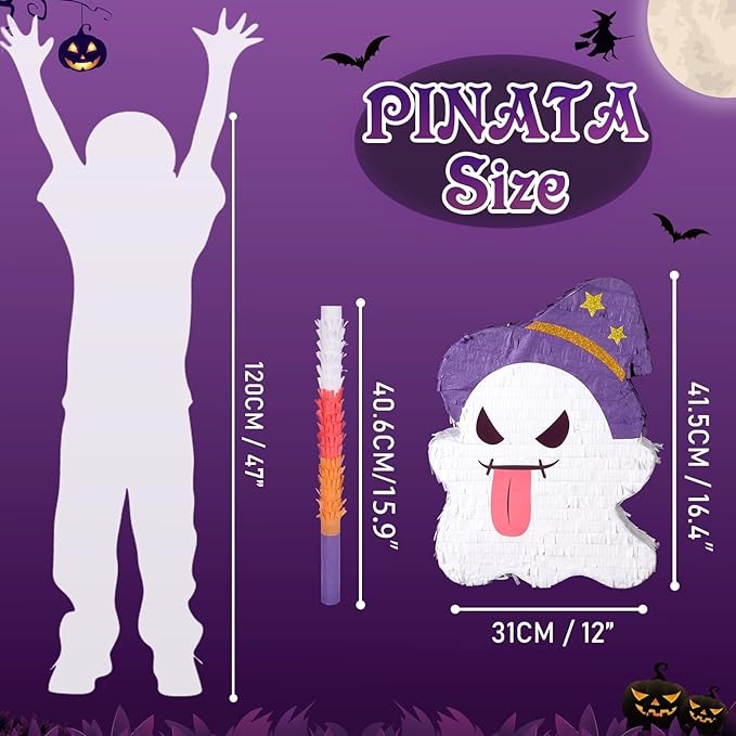 WERNNSAI Halloween Ghost Pinata - Image 3