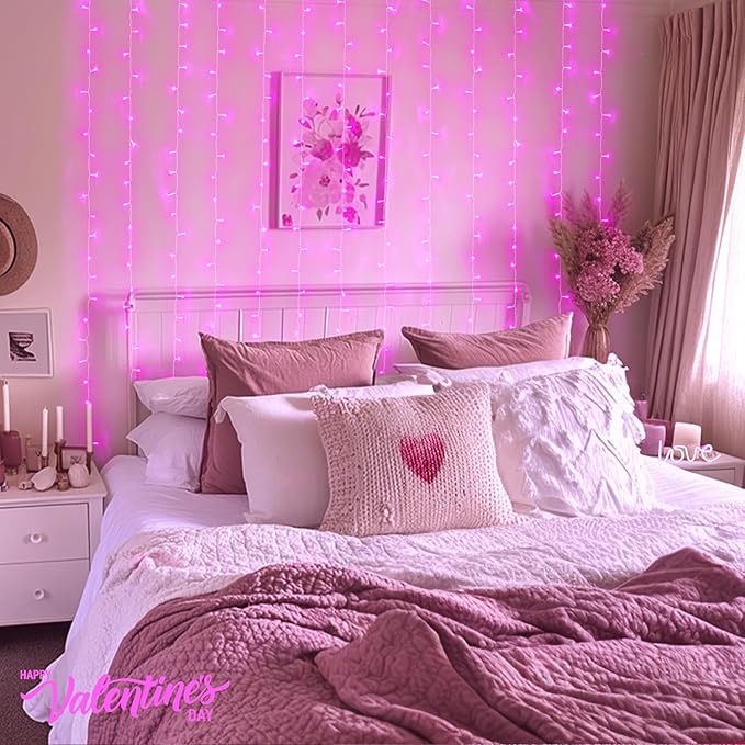 JMEXSUSS 300 LED Curtain Lights Plug in - Image 4