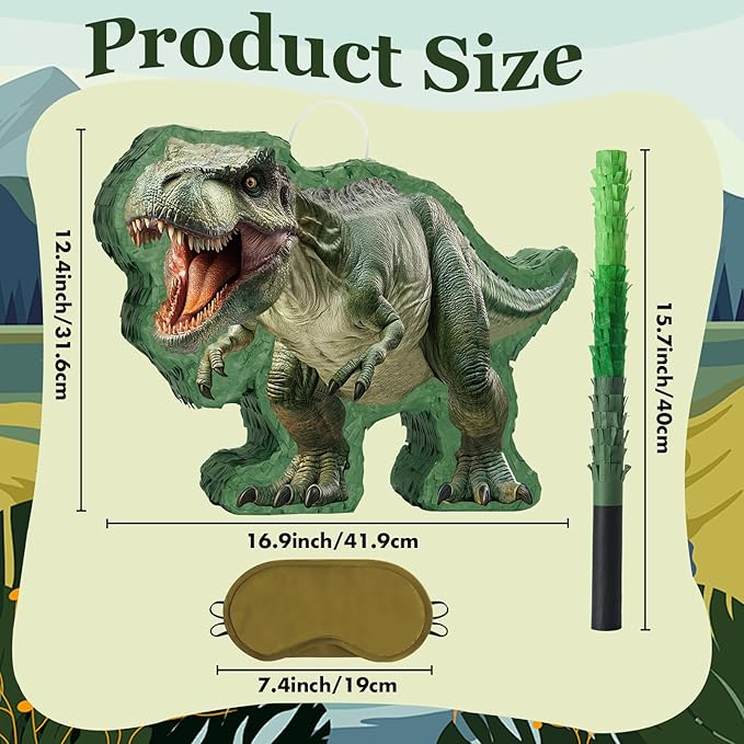 WERNNSAI Dinosaur Piñata - Image 3