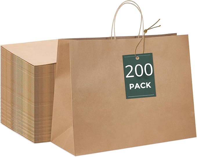 GSSUSA 16x6x12 Large Paper Bags by GSSUSA