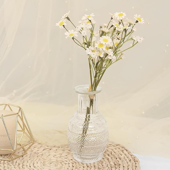 Set of 12 Glass Bud Vases-Small Vases - Image 7