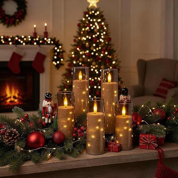 Raycare Flameless Candle with Remote Timer – 5 Flickering Acrylic Battery - Image 4
