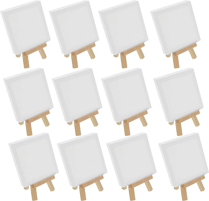 U.S. Art Supply 5" x 5" Stretched Canvas by USArtSupply