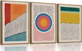 myusuar 3 Piece Large Modern Abstract Canvas Framed Wall Art by Unknown