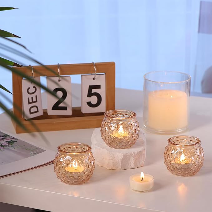 DARJEN 48Pcs Gold Votive Candle Holders - Image 2