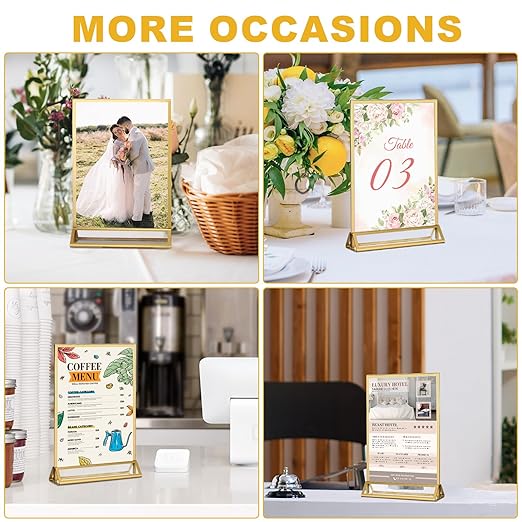 EHWINE 14 Pack 8.5×11 Clear Acrylic Sign Holder - Image 6