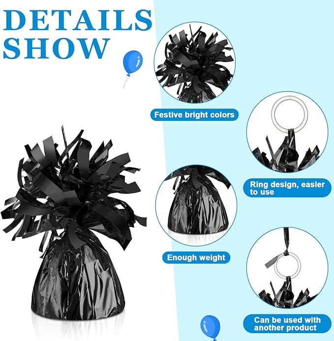 24 Pcs Balloon Weights Metallic Anchor Balloon Holder - Image 3