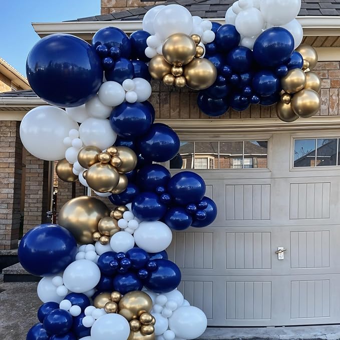Blue and Gold Balloons - Image 5