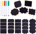 Swpeet 30Pcs 5 Designs Mini Chalkboards Signs by Swpeet
