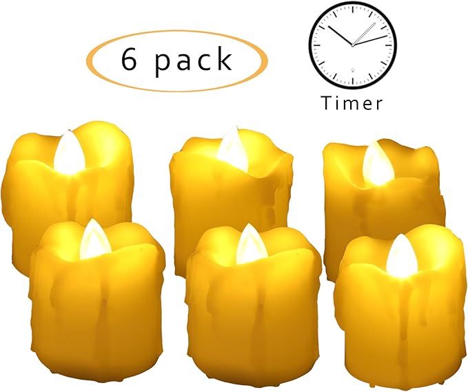 CANDLE CHOICE Battery Operated Flameless Votive Candles - Image 4