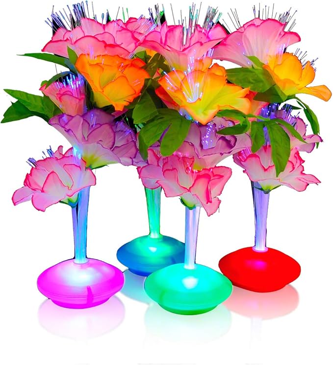 Fiber Optic LED Flower Centerpieces Light Up Centerpieces - Image 4