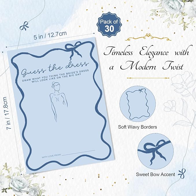 DEEKA 30 PCS Bridal Shower Games Card - Image 2
