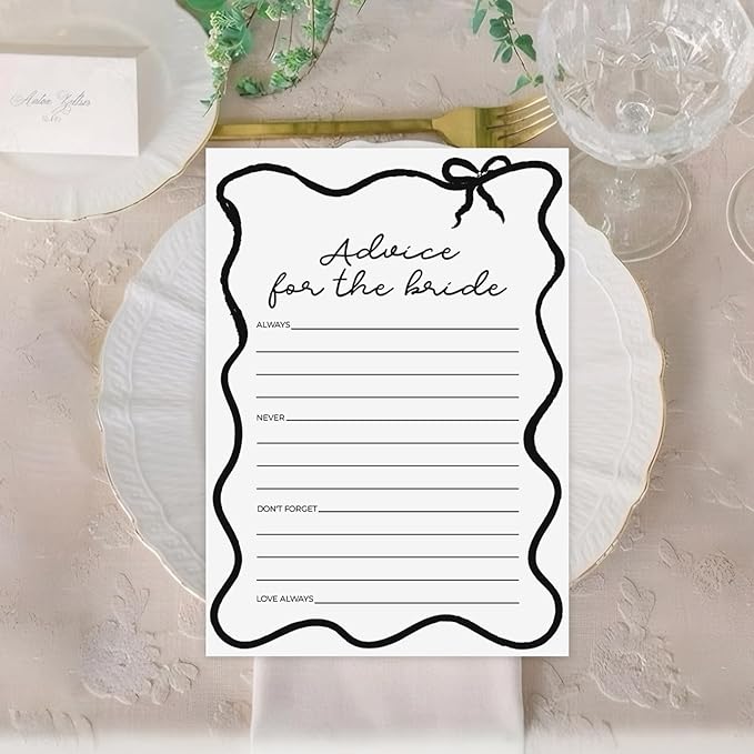 DEEKA 30 PCS Bridal Shower Games Card - Image 4