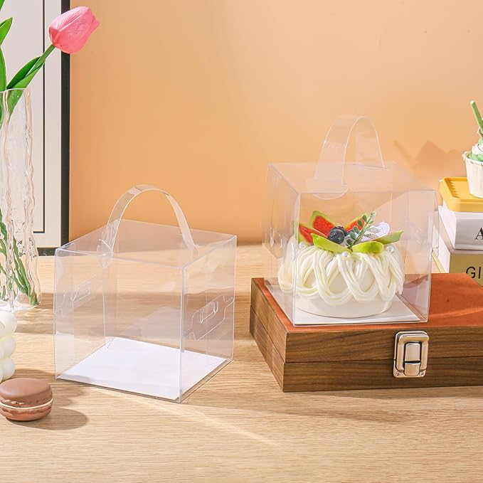 2 inch Clear Cake Boxes 30 Pack - Image 6