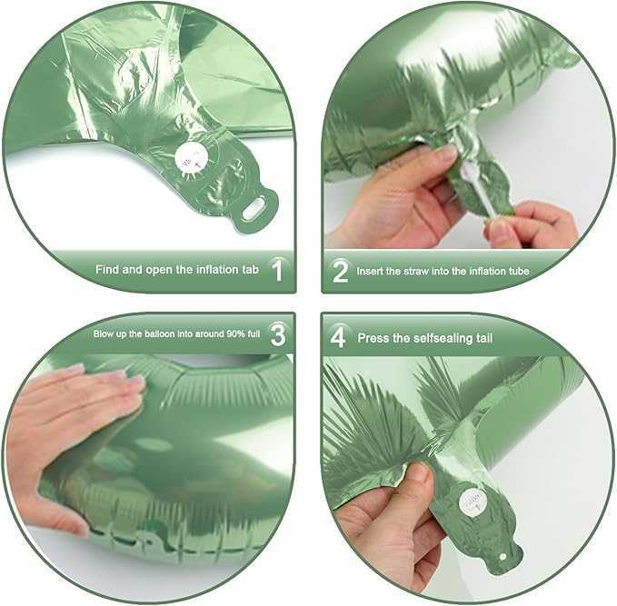 Big Sage Green 40 Inch 9 Balloon Number, Jumbo Giant 9th 19 29 39 49 99 - Image 2