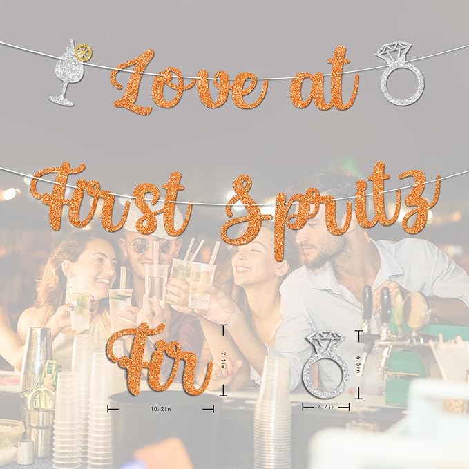Love At First Spritz Wedding Banner - Image 3