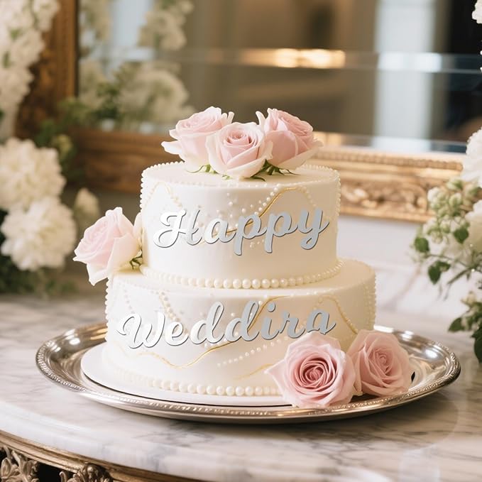126 PCS Custom Name Cake Topper Acrylic Letters DIY Personalized A-Z & 0-9 - Image 7
