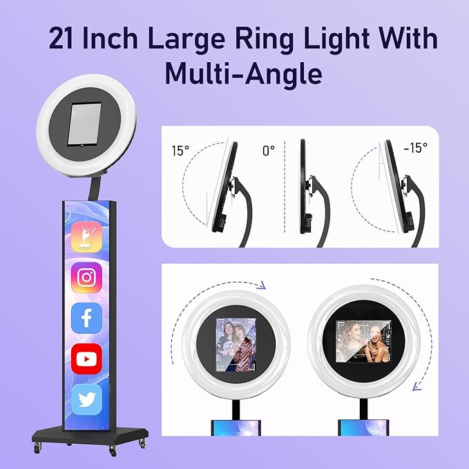 MWE Portable Photo Booth Machine Stand Compatible - Image 4