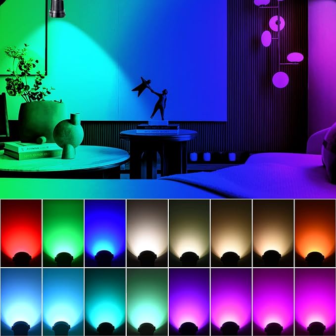 Spot Lights Indoor, 5W RGBW Uplighting 16 Color Changing Up Lights Indoor - Image 2